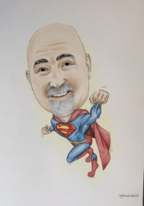 karykatura superman